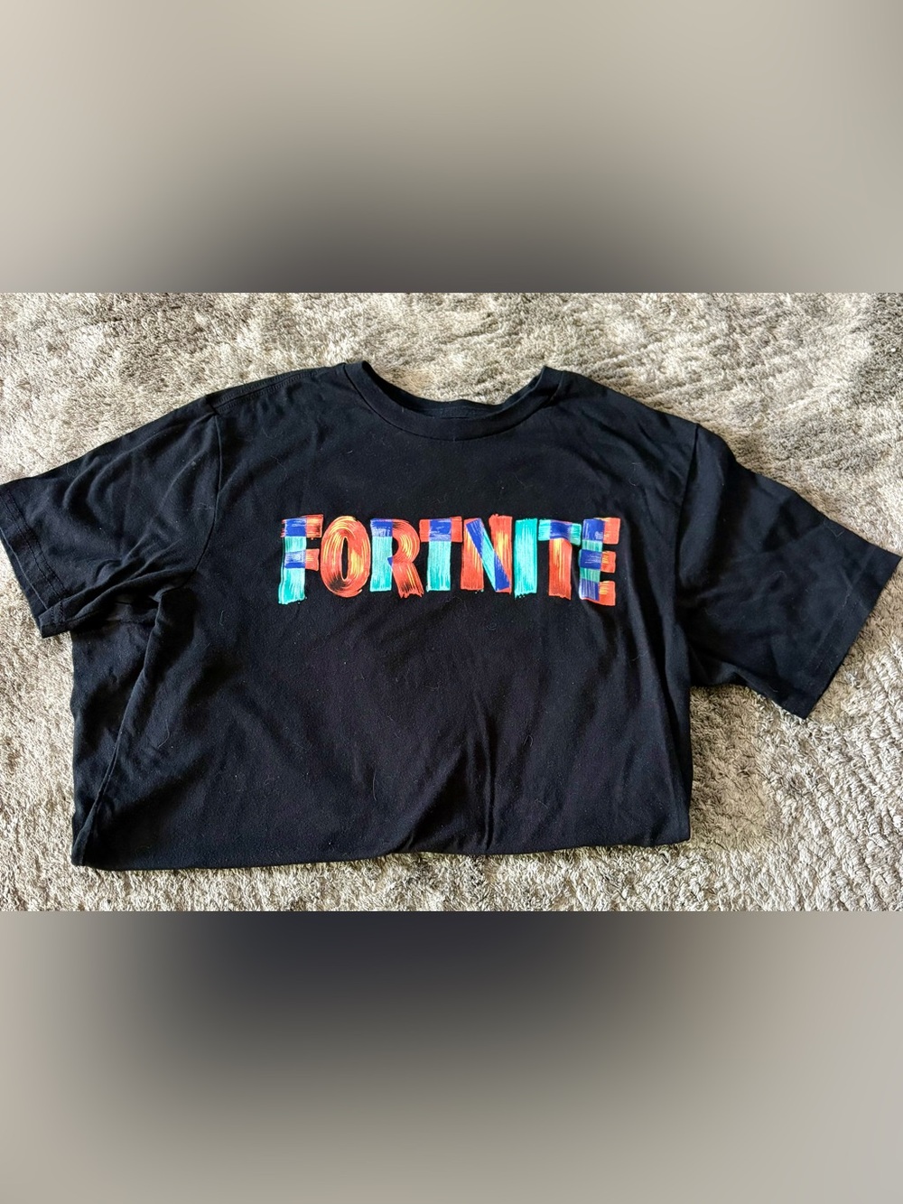Fortnite Black Kids Graphic Tee